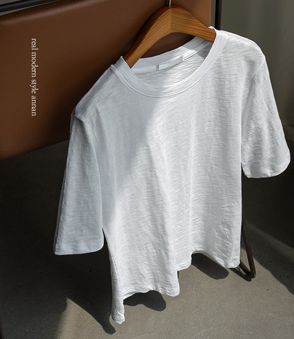 line 슬럽 4부 티셔츠[티셔츠CVP11]안나앤모드